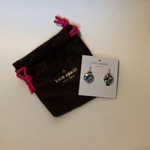 NWT Kate Spade Round Gumdrop, leverback earrings♠️